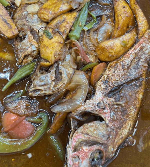 Brown Stew Fish